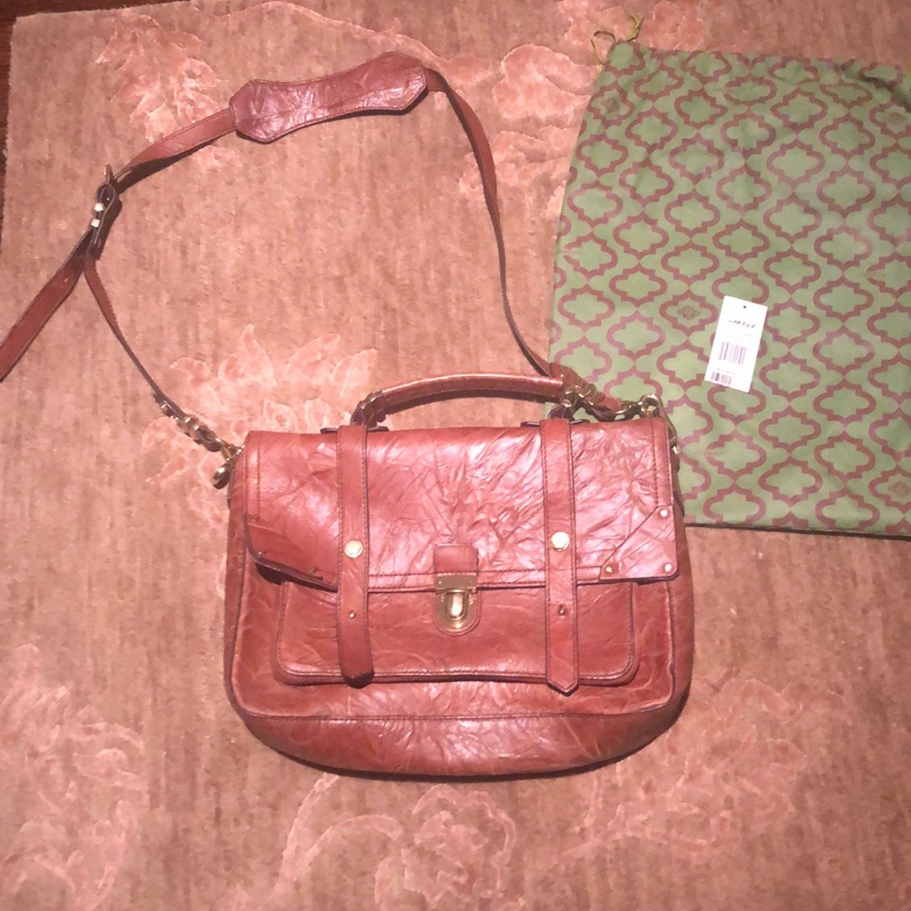 OrYANY Satchel Bag in Cognac